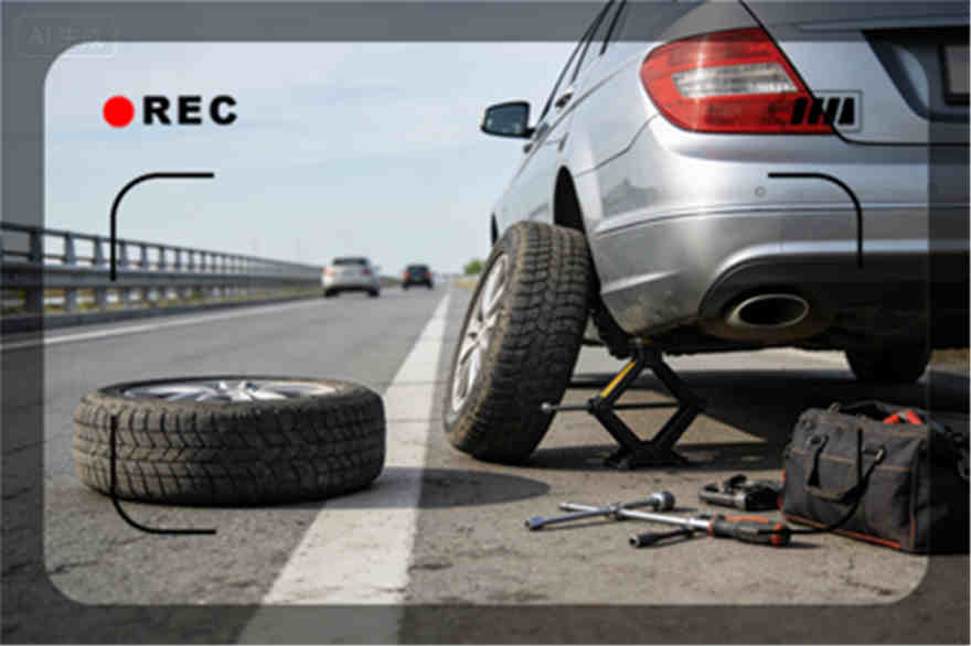 镇原高速公路爆胎-汽车换轮胎